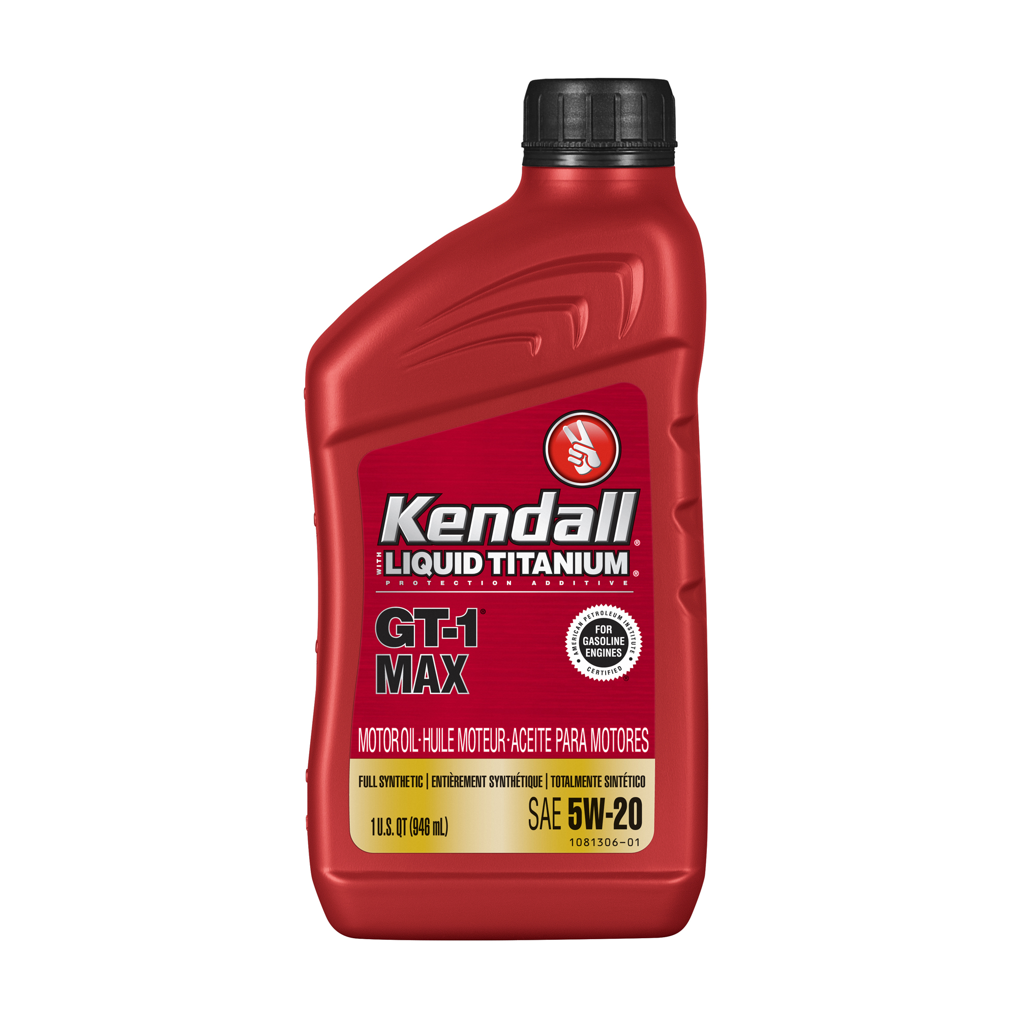 Kendall GT-1 MAX Full Synt 5W-20 1Qt 0,946 L