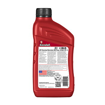Kendall GT-1 Dexos1 FS 0W-20 1Qt 0,946 L
