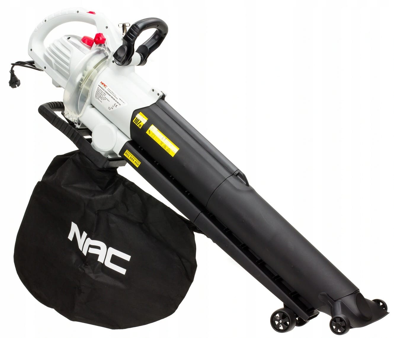 Lövblås eldriven, lövsug - 240V 3000W lövuppsamlare, 14 m3/min, 45L, 10:1, 8000-14000 RPM, NAC