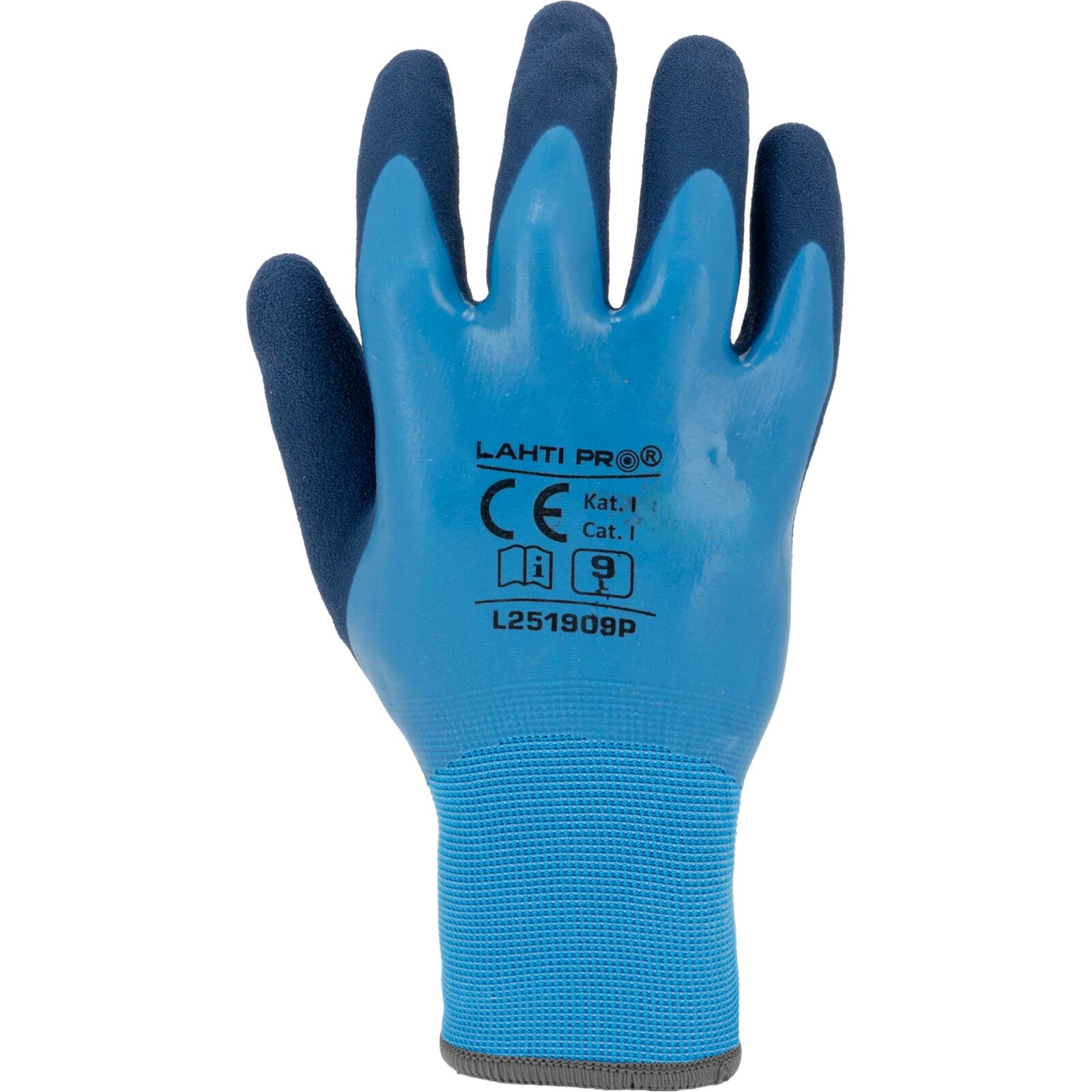 LahtiPro Arbertshandskar vinterhandskar, Blå L251909P, CE, LAHTI (Handskestorlek : 10 [XL] Handlängd 20,4cm Omkrets 25,4cm) - 5