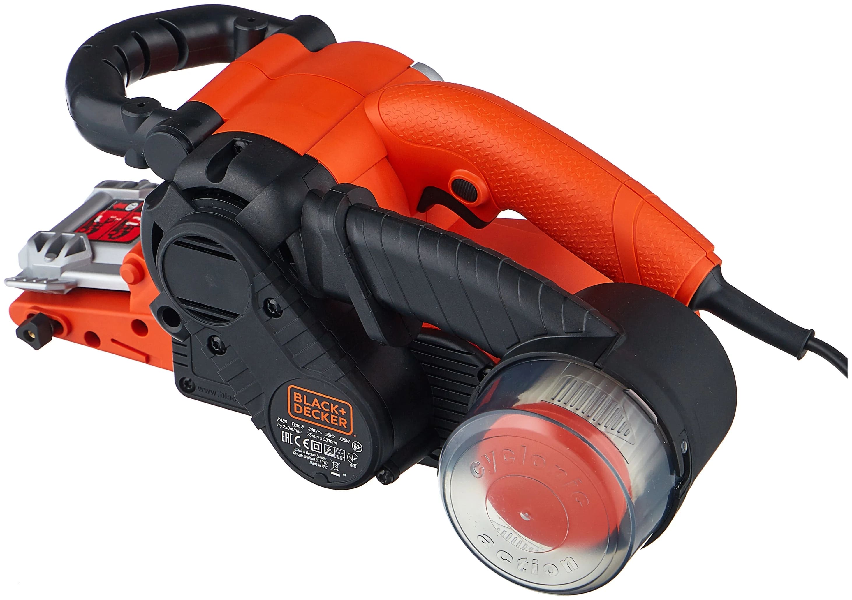 Bandslip 720W, slippapper 75 x 533 mm, slipyta 75 x 195 mm, Black&Decker - 2