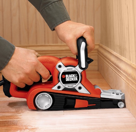 Bandslip 720W, slippapper 75 x 533 mm, slipyta 75 x 195 mm, Black&Decker - 4