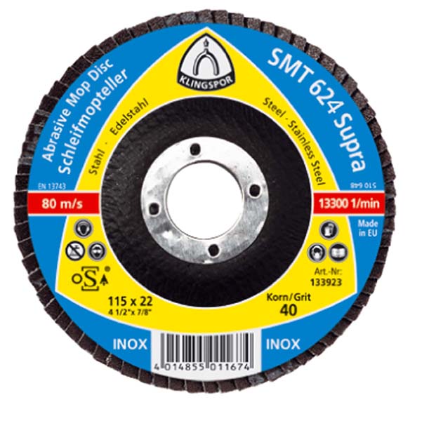 Klingspor Lamellslipskiva, SMT624, FI=125, kornst. 36 1st