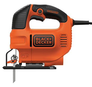 Black&Decker Elektriskt sticksåg, variabel hastighet, 520W, sågdjup 70 mm, Black+Decker