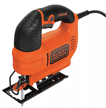 Black&Decker Elektriskt sticksåg, variabel hastighet, 520W, sågdjup 70 mm, Black+Decker