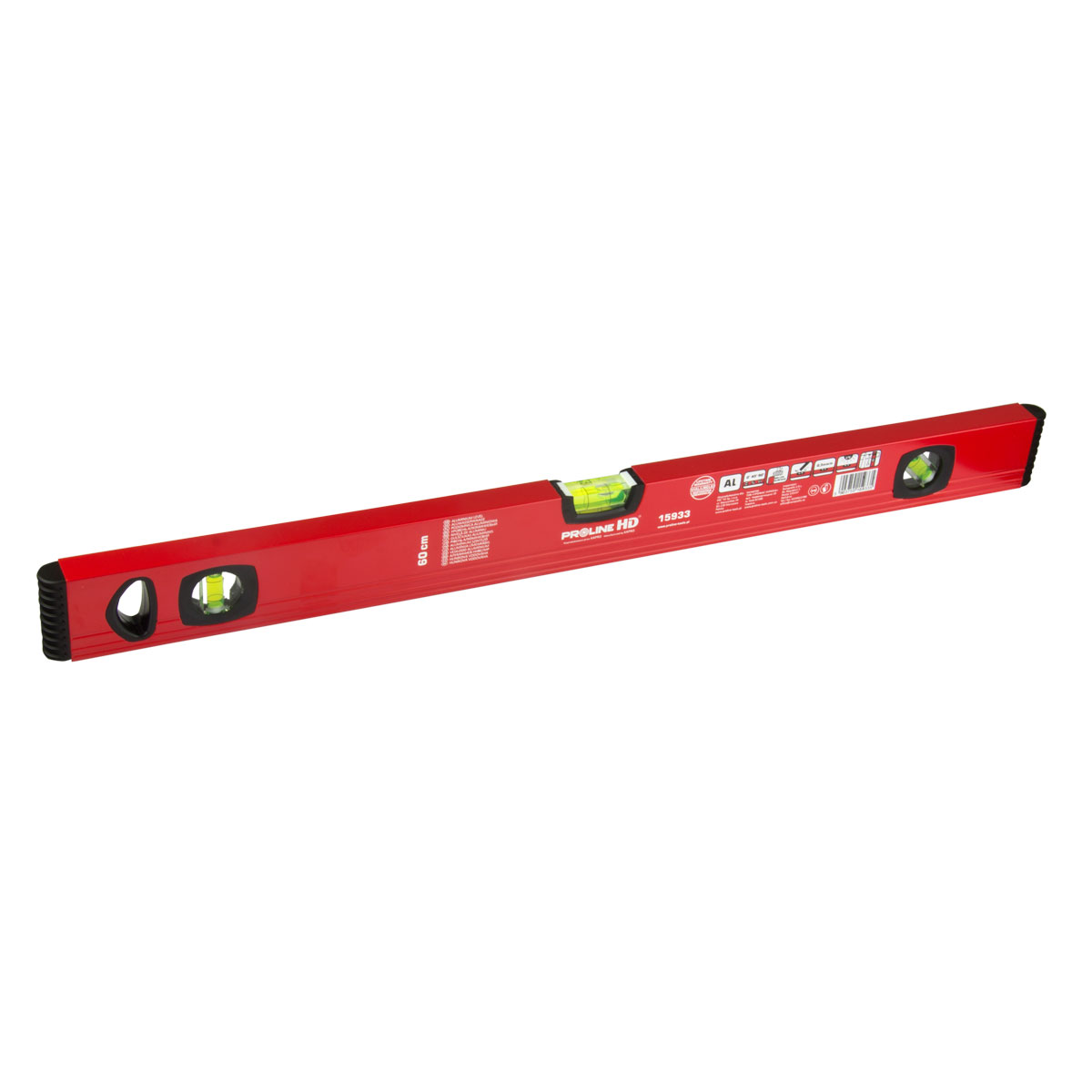 PROLINE TOOLS HD Vattenpass 120 cm 0.5 mm/m Aluminium, PROLINE HD