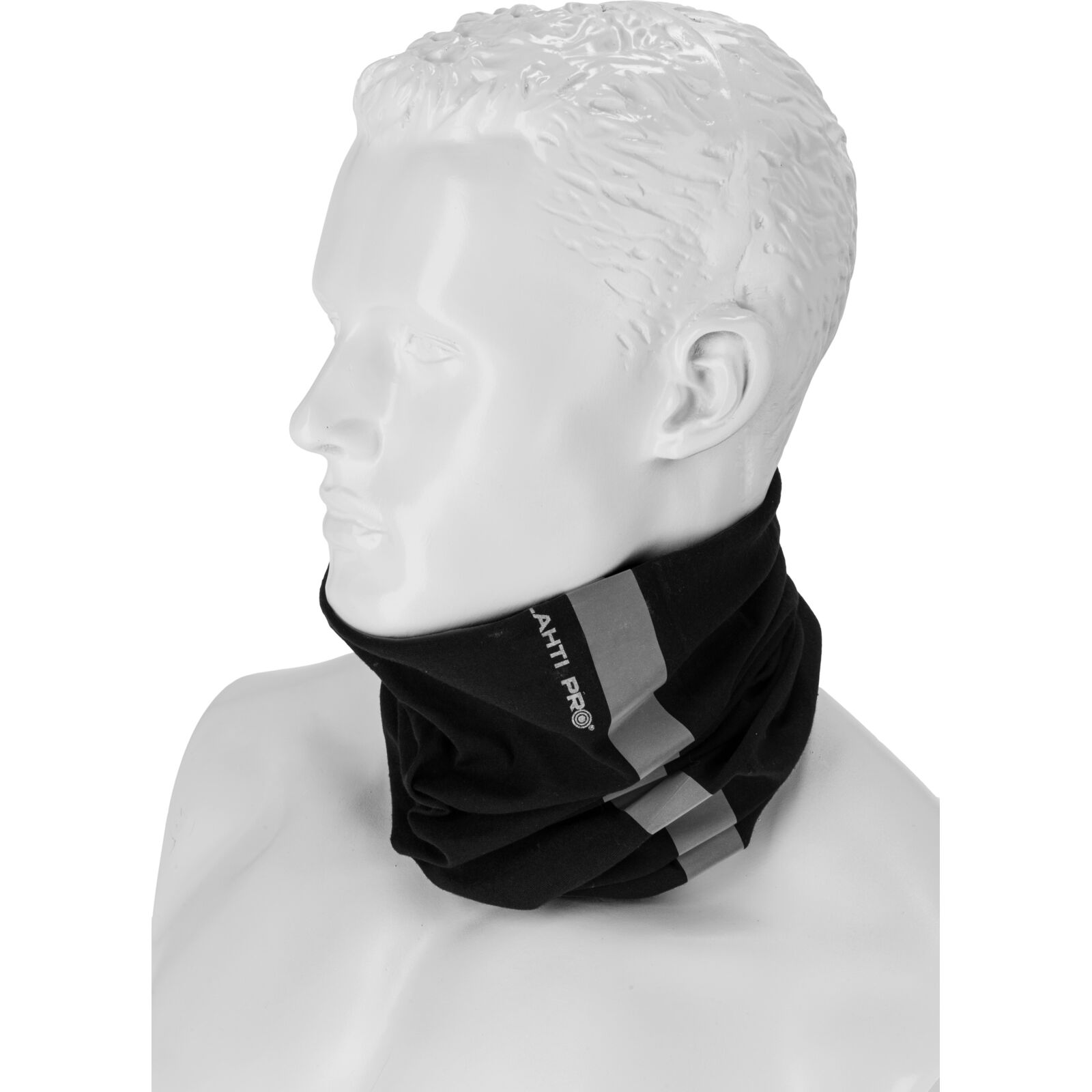 LahtiPro Universal huvudduk / ansiktsmask med reflex, svart - 3
