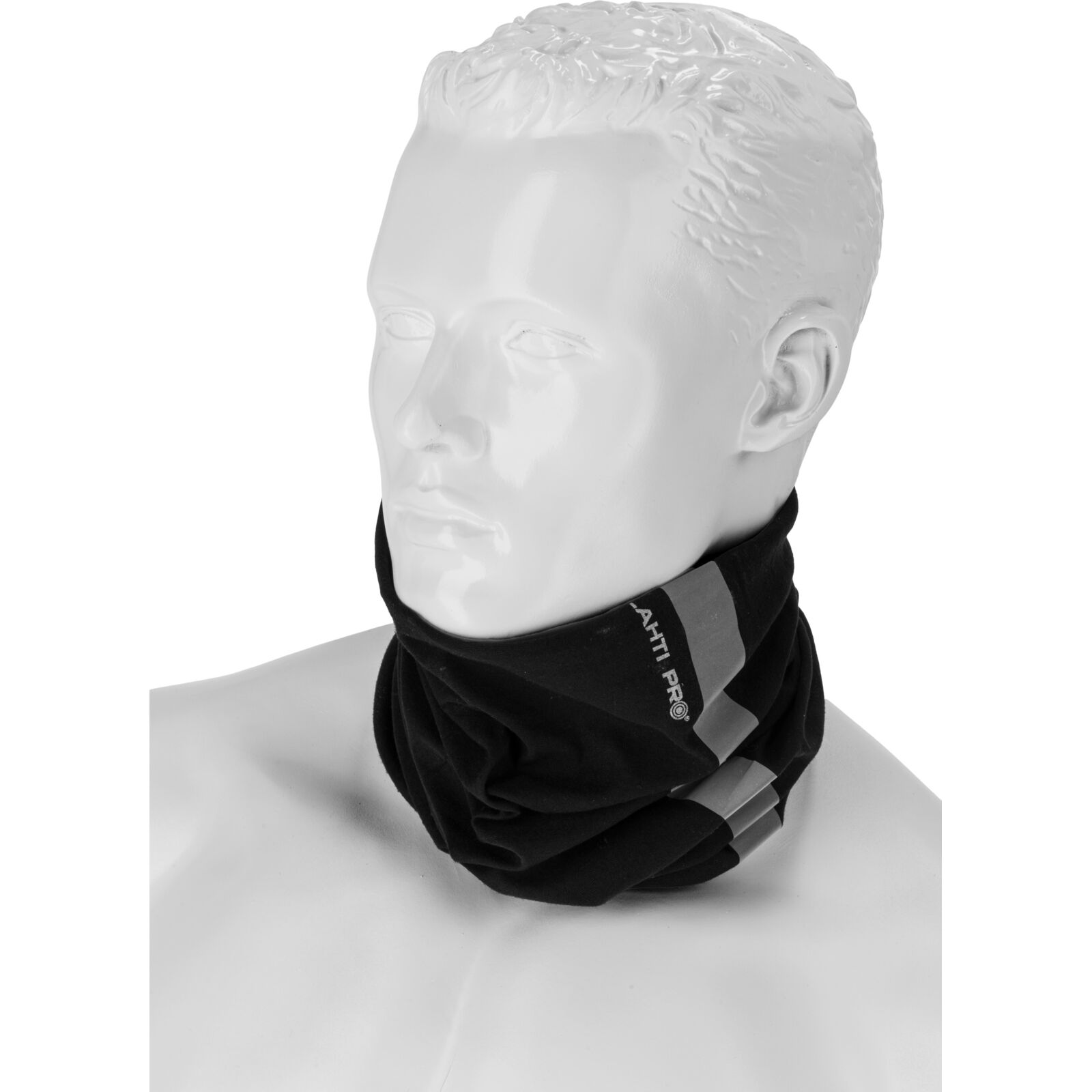 LahtiPro Universal huvudduk / ansiktsmask med reflex, svart - 4