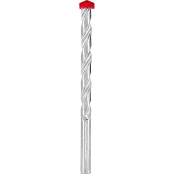 5st Betongborr, sats, 4 x 75 mm; 5 x 75 mm; 6 x 100 mm; 8 x 120 mm; 10 x 120 mm. Betongborr CHROME PLATED WITH CARDIBLE TIPS PAINTED IN RED.T. HEAD gul, WALLET blå .