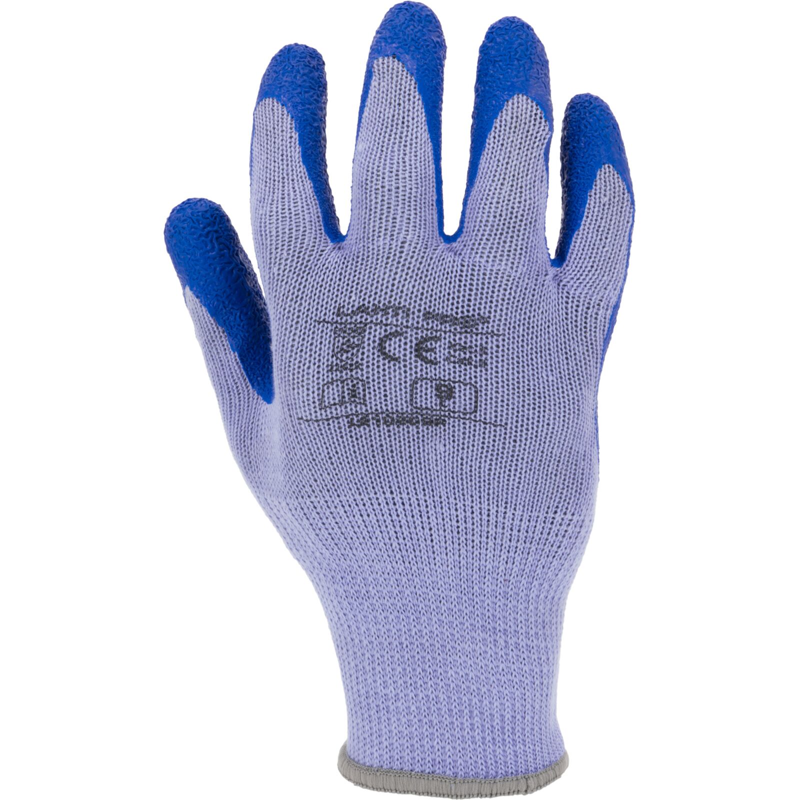 LahtiPro Gloves Latex Blue-Purple L210210P, 12 Pairs, 10 , CE, LAHTI - 6
