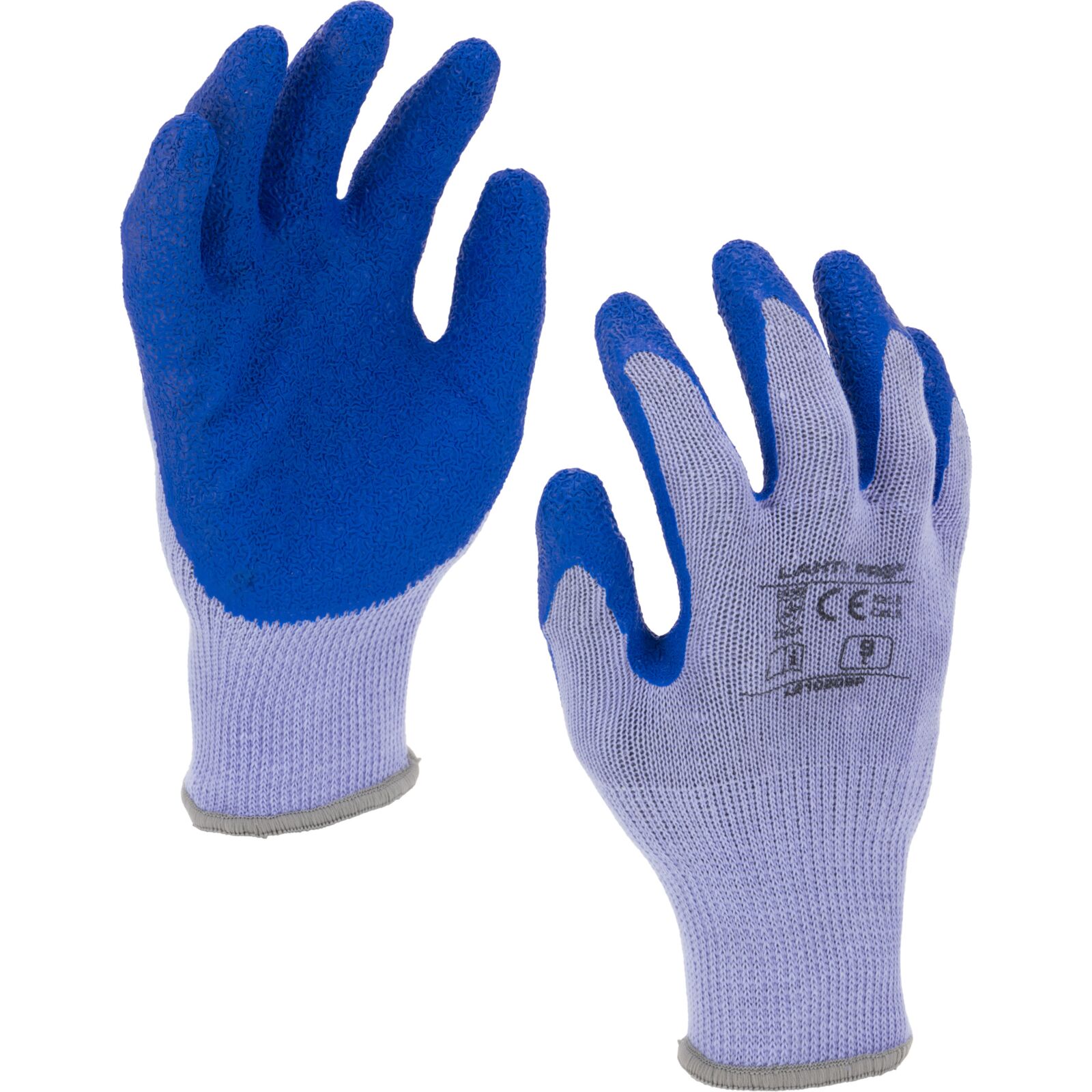 LahtiPro Gloves Latex Blue-Purple L210211P, 12 Pairs, 11 , CE, LAHTI - 2