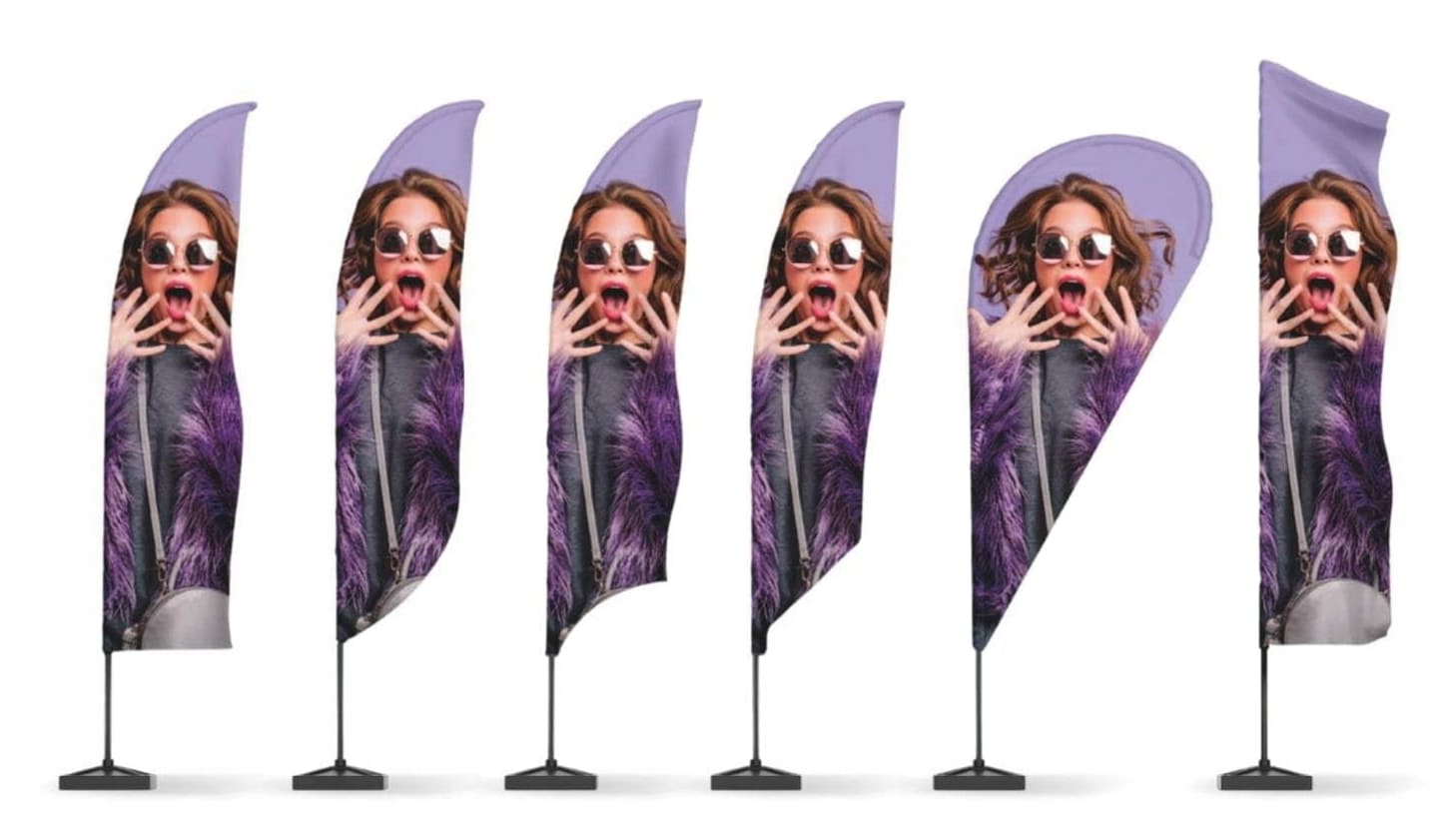 Flexibel flaggmast för reklamflaggor - M - 3