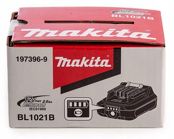 MAKITA Li-Ion Batteri 12 V 2 Ah + MAKITA Laddare DC10WD 12 V - 2