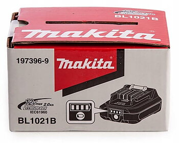 MAKITA Li-Ion Batteri 12 V 2 Ah + MAKITA Laddare DC10WD 12 V