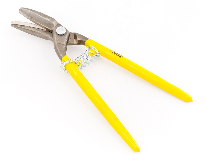 JUCO Plåtsax 260 mm vänster PVC handtag