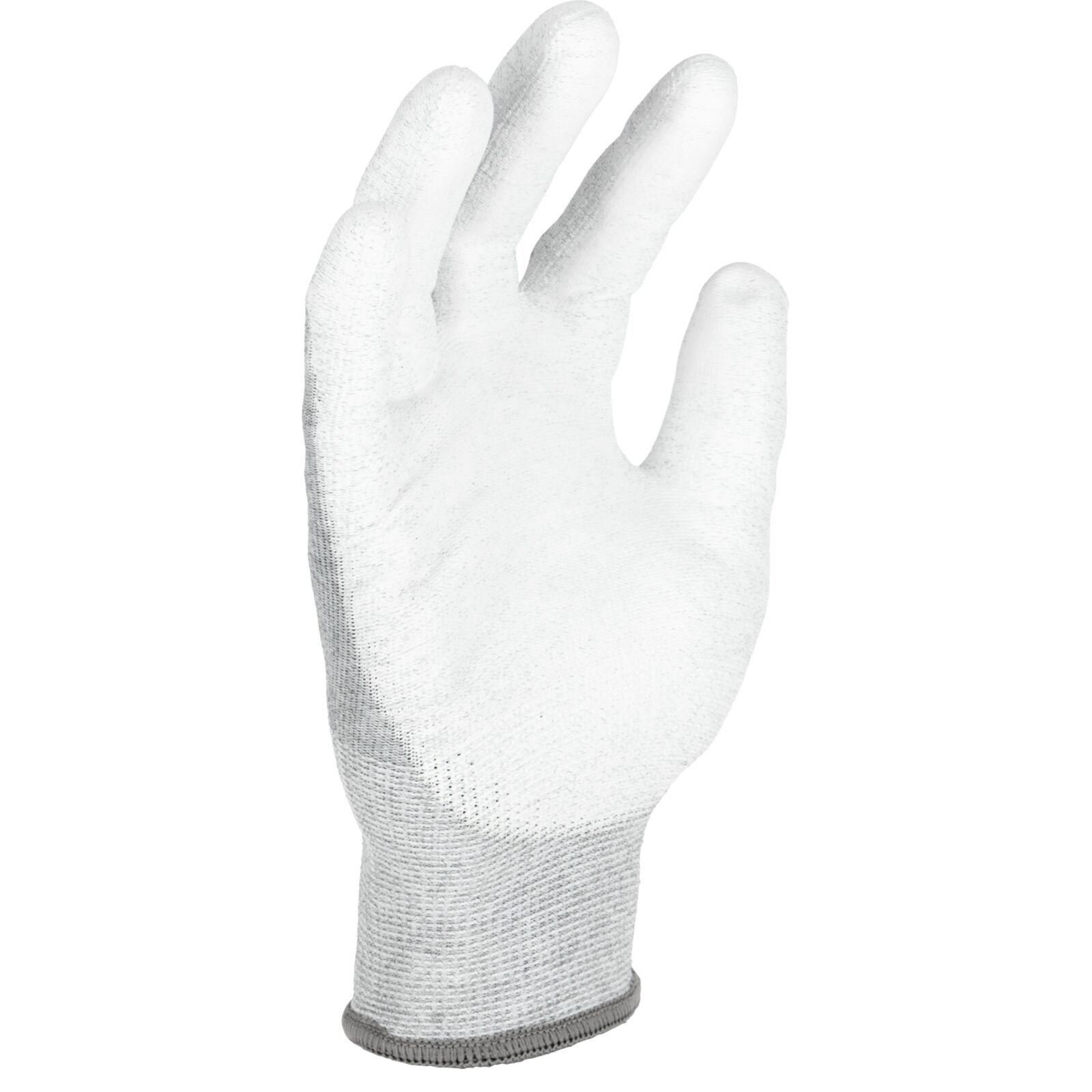 LahtiPro Gloves Pu Antistat. White L230407P, (Butiksförp.), 7 , CE, LAHTI - 4