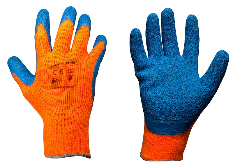 LahtiPro Handskar, Vinterhandskar Latexbelagda Vadderade Skyddshandskar, CE, LAHTI (Handskestorlek : 9 [L] Handlängd 19,2cm Omkrets 22,9cm)