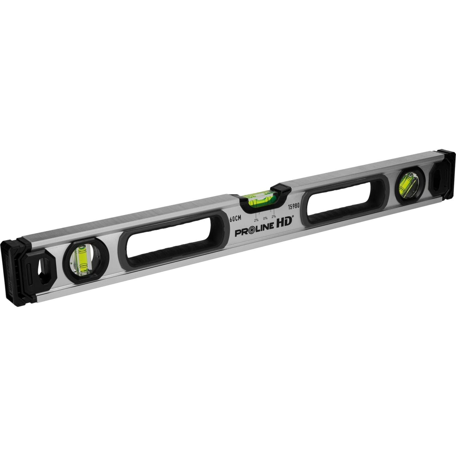 PROLINE TOOLS HD Vattenpass 3 Bubblor 0.5 mm/m Aluminium Handtag Neodymmagnet, PROLINE HD (Längd (m) : 0.6)