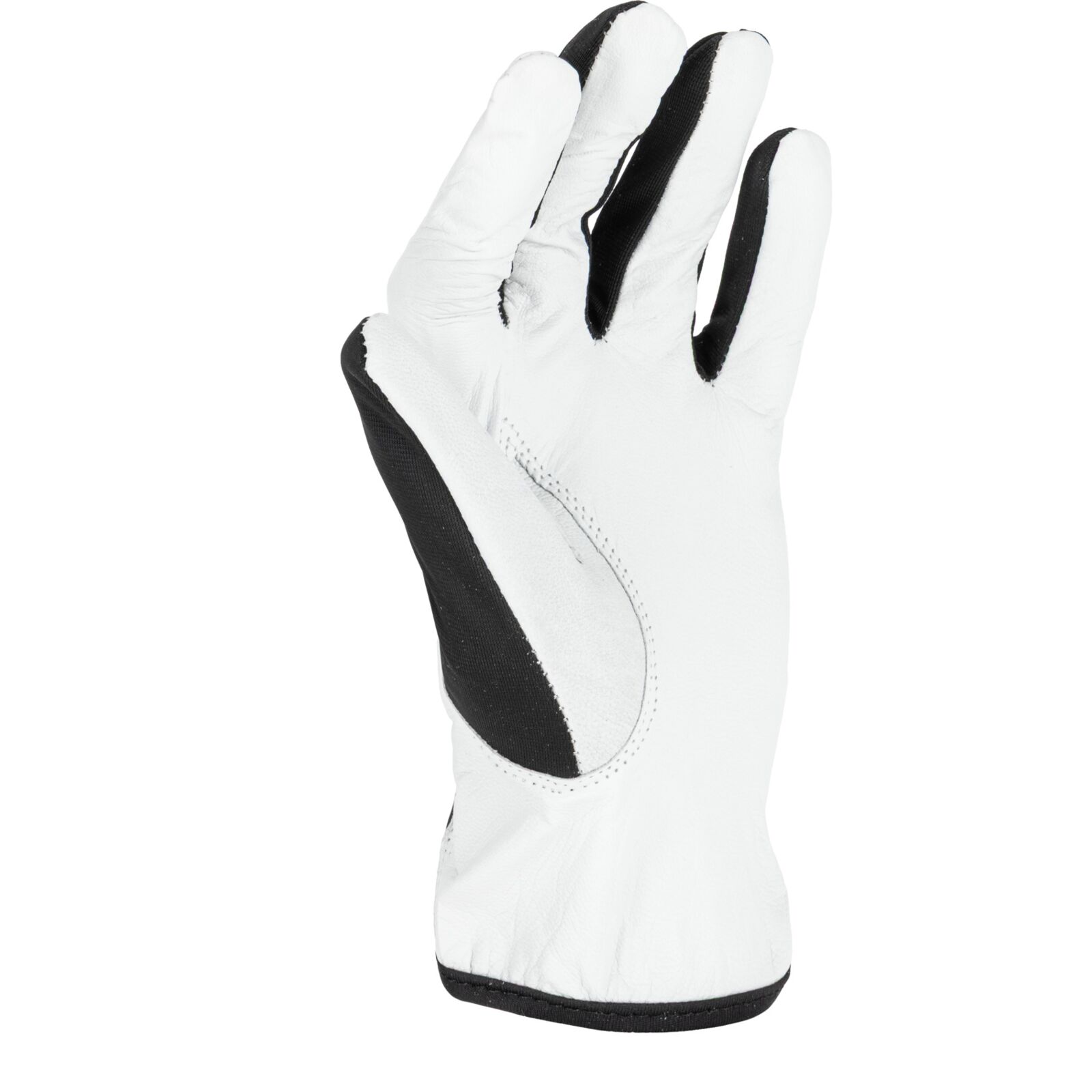 LahtiPro Handskar, äkta getskinn, bomull, spandex, st. 8, svart-vita, XL, CE, EN 420, EN 388, skyddskat. 2, LAHTI L2707 (Handskestorlek : 9 [L] Handlängd 19,2cm Omkrets 22,9cm) - 4