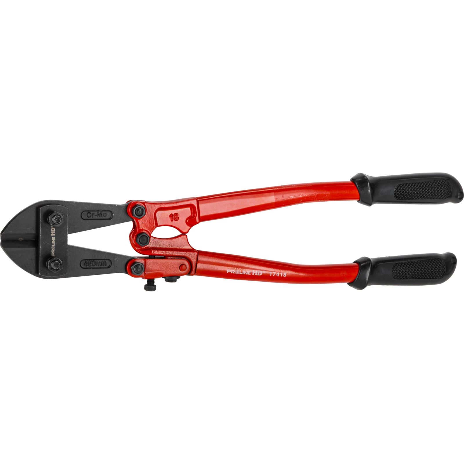 PROLINE TOOLS Kraftig bultsax 450 mm, kapdiam. 7 mm, Cr-Mo käftar, justering av klämkraft, gummibeklädda stålhandtag, Proline - 2