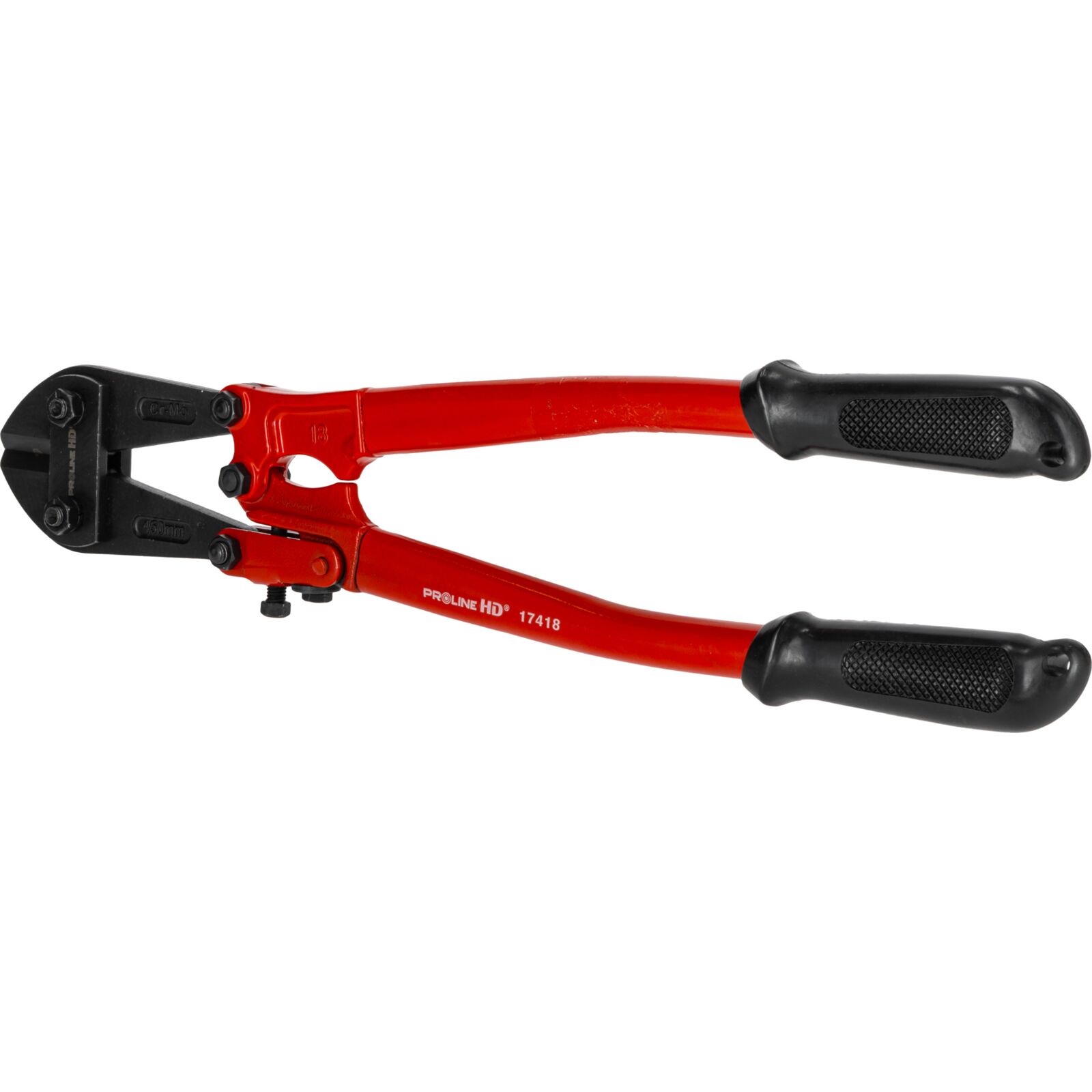 PROLINE TOOLS Kraftig bultsax 450 mm, kapdiam. 7 mm, Cr-Mo käftar, justering av klämkraft, gummibeklädda stålhandtag, Proline - 3
