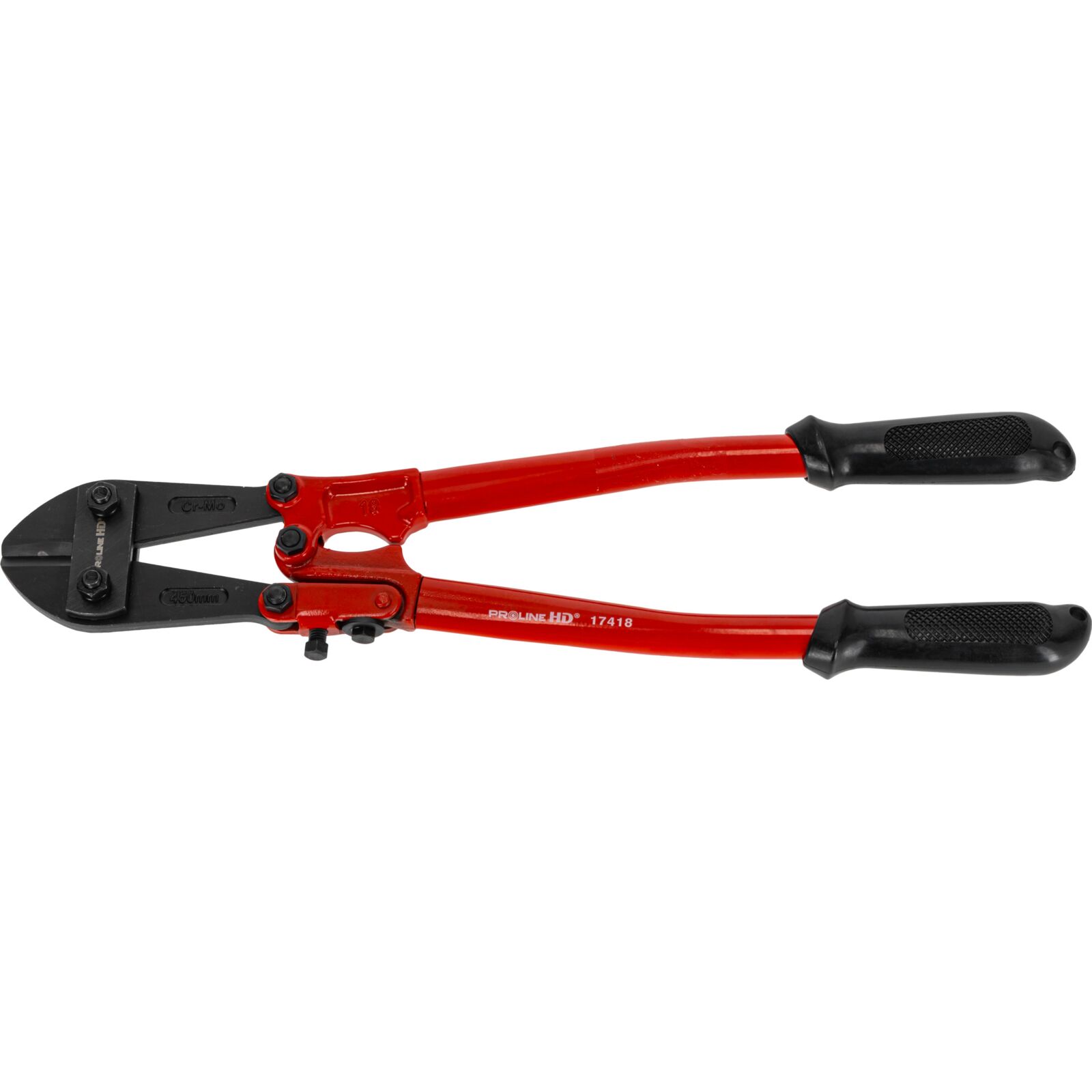 PROLINE TOOLS Kraftig bultsax 450 mm, kapdiam. 7 mm, Cr-Mo käftar, justering av klämkraft, gummibeklädda stålhandtag, Proline - 6
