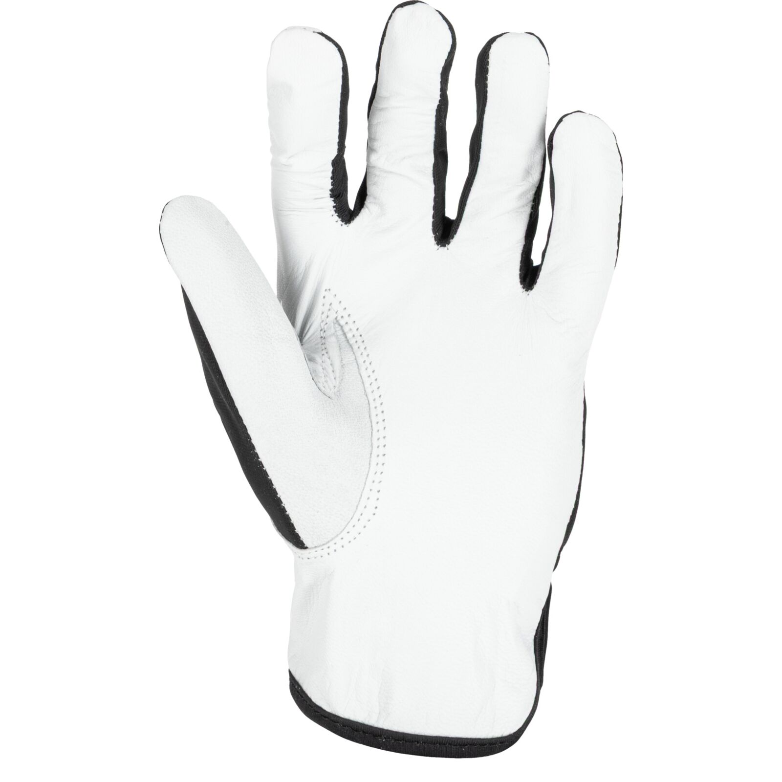 LahtiPro Handskar, äkta getskinn, bomull, spandex, st. 8, svart-vita, XL, CE, EN 420, EN 388, skyddskat. 2, LAHTI L2707 (Handskestorlek : 10 [XL] Handlängd 20,4cm Omkrets 25,4cm) - 5