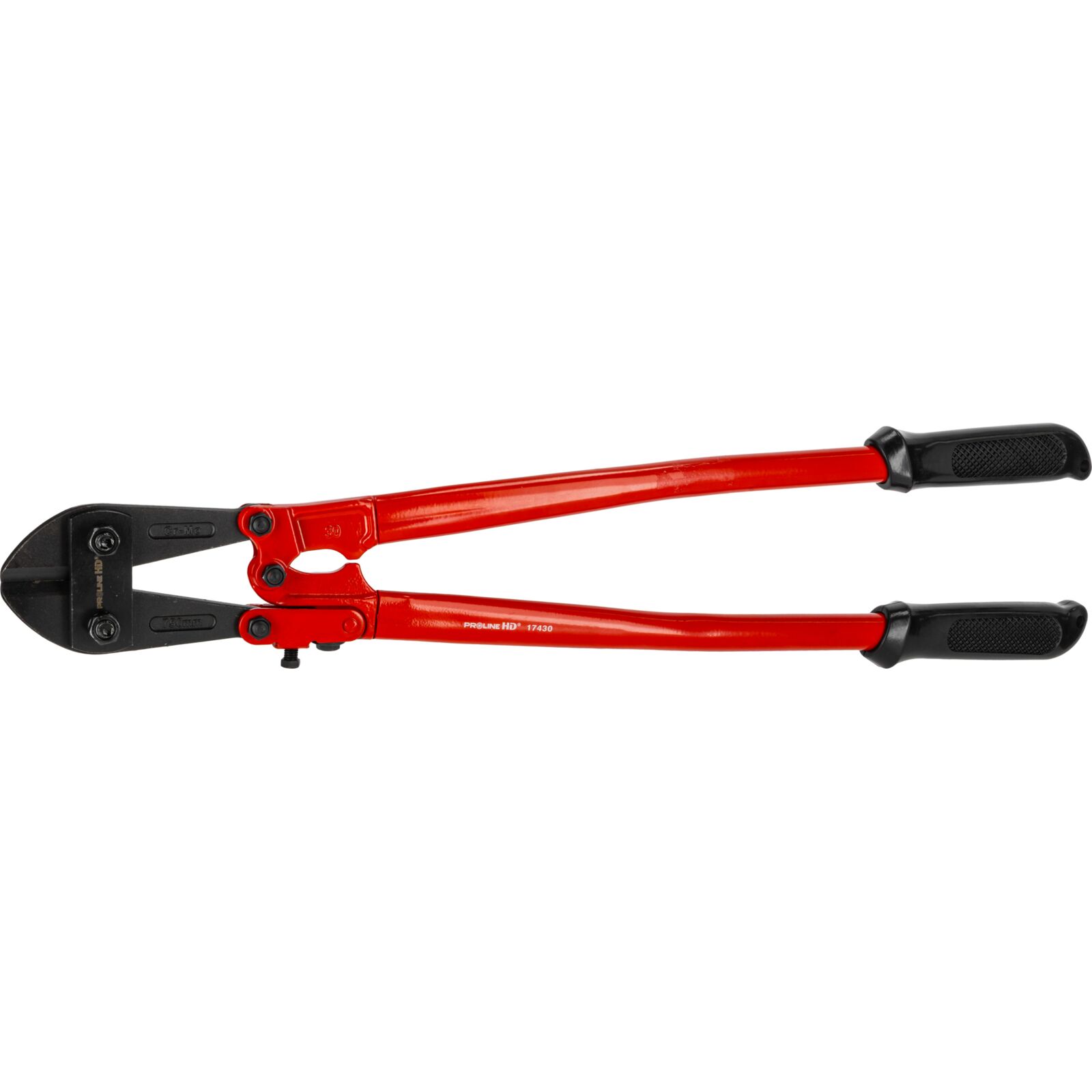 PROLINE TOOLS Kraftig bultsax 750 mm, kapdiam. 12 mm, Cr-Mo käftar, justering av klämkraft, gummibeklädda stålhandtag, orange kropp, Proline - 2