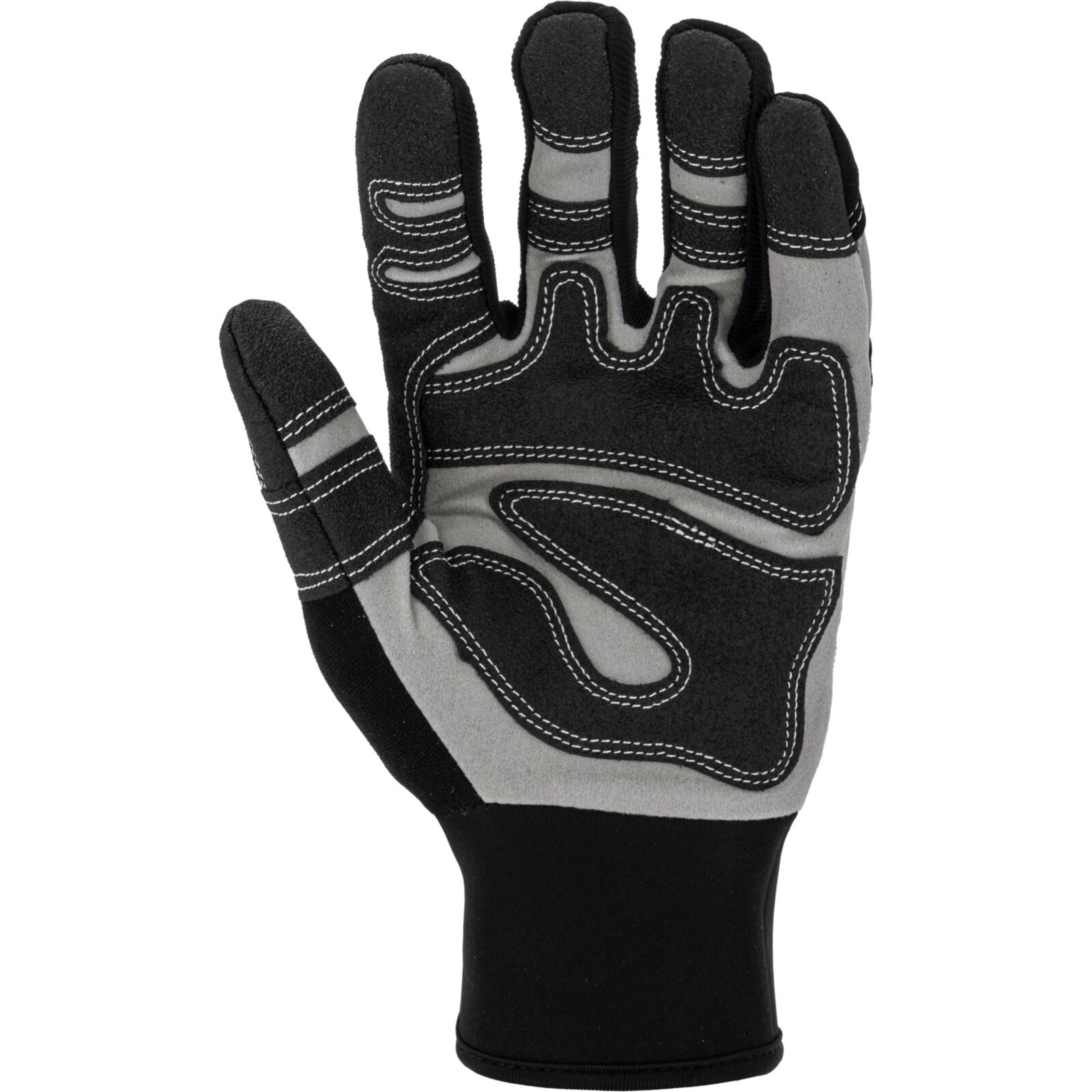 LahtiPro Handskar för mekaniker, st. 10, svart-blå, med reflex, spandex, PVC, CE, EN 420, LAHTI PRO L2807 - 5