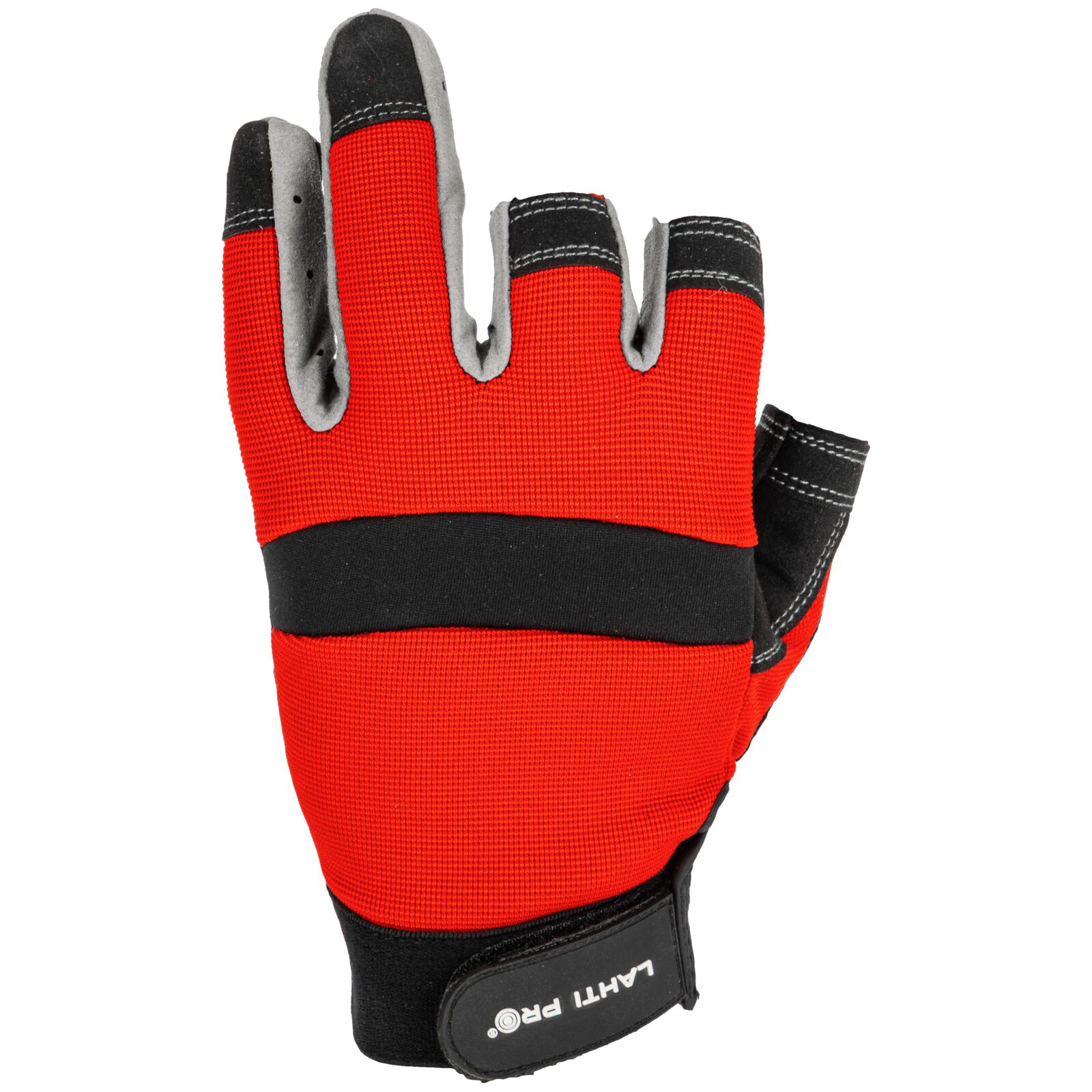 Handskar, st. 8-11, utan 3 fingrar, mikrofiber, spandex, CE, EN 420, LahtiPro L2812 (Handskestorlek : 8 [M] Handlängd 18,2cm Omkrets 20,3cm) - 3
