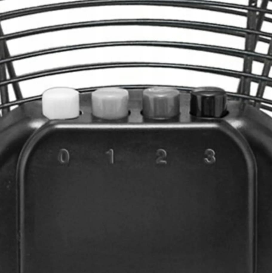 Stor kraftfull mobil industrifläkt 50 cm 120W, trumfläkt golvmodell, svart/gul pulverlackad, 6562 m³/h, svart, Trotec TVM 20 D - 3