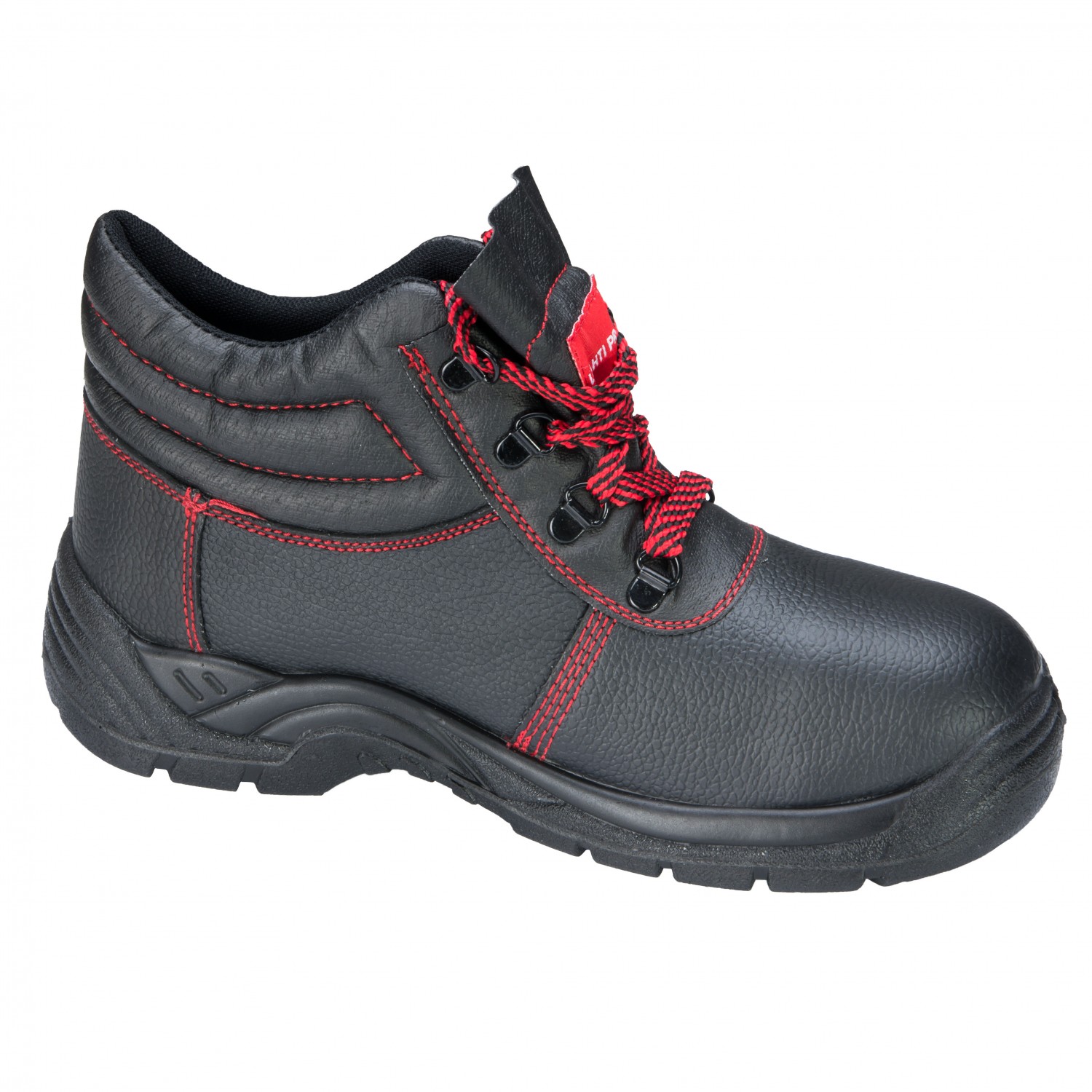 LahtiPro Ankle Shoes, No Toe Cap, Leather, Black, O1 Src, 39 , CE, LAHTI (Skostorlek : 45) - 4