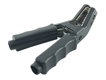 Batteriklämma 850A vinklad Svart