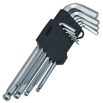 Beast Insexnycklar med kulhuvud 1, 5-10 mm CV, set med 9 st