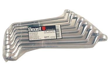 Beast Böjda kombinycklar 6-22 mm, WS, set med 8 st