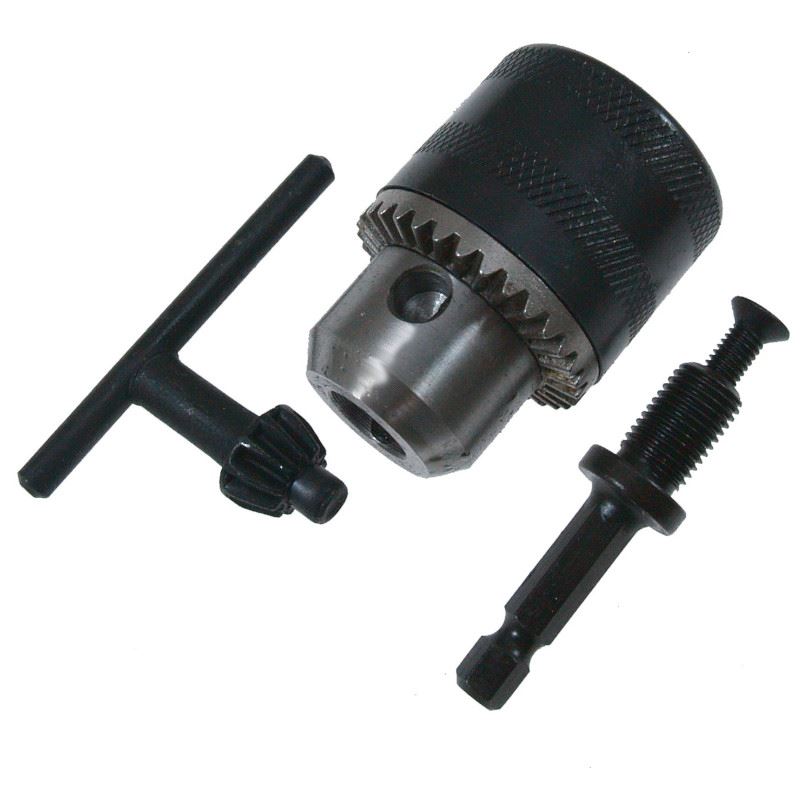 Beast Adapterhuvud för borrmaskin, HEX + nyckel 3/8