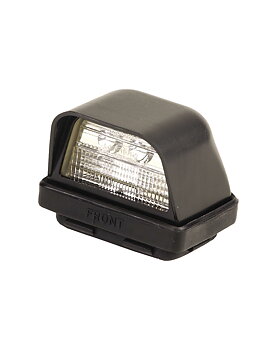 Nummerskyltbelysning LED svart