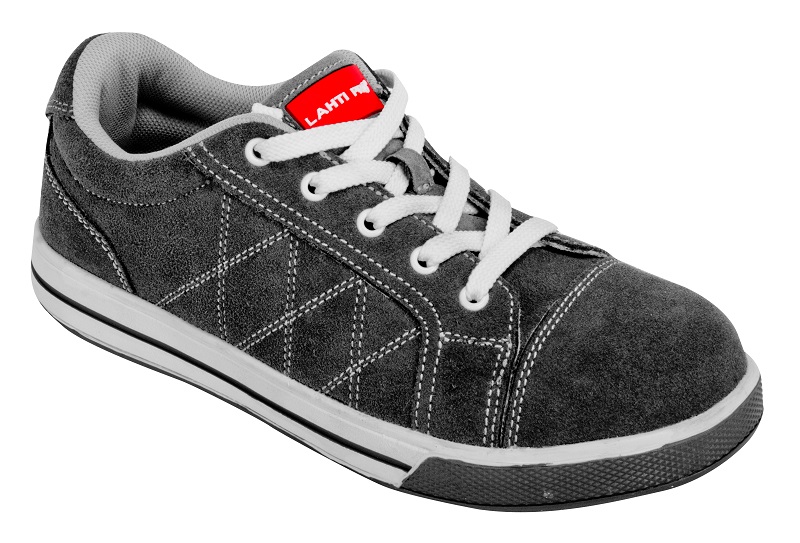 LahtiPro Shoes, Suede, Grey-Red, Sb Sra, 39 , CE, LAHTI (Skostorlek : 45)