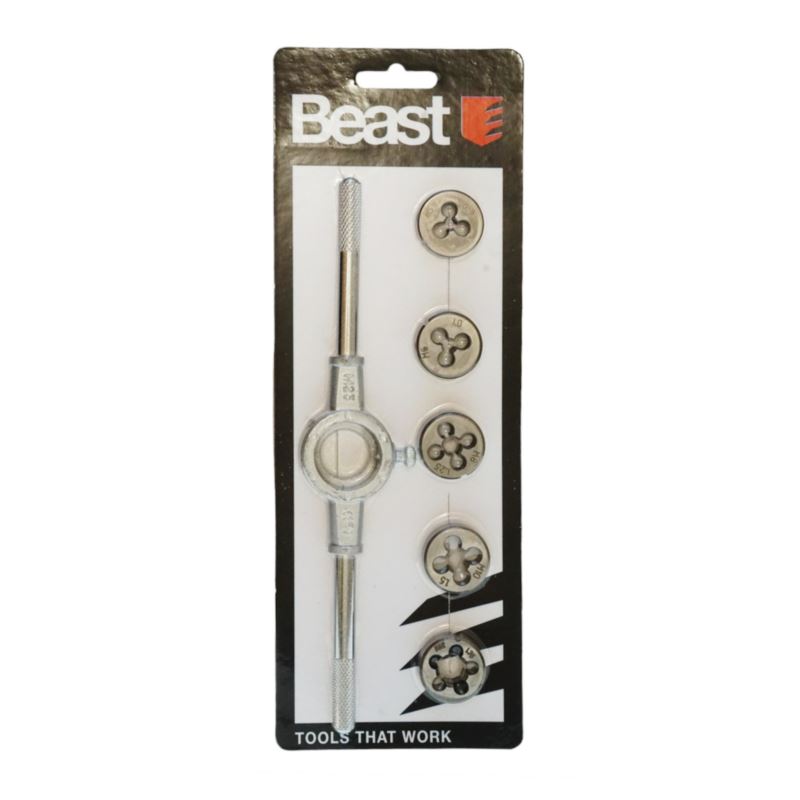 Beast Gängsnitt med vevhandtag, set med 6 delar