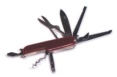 Beast Multifunktionsfickkniv 90 mm 11 funktioner rostfritt stål