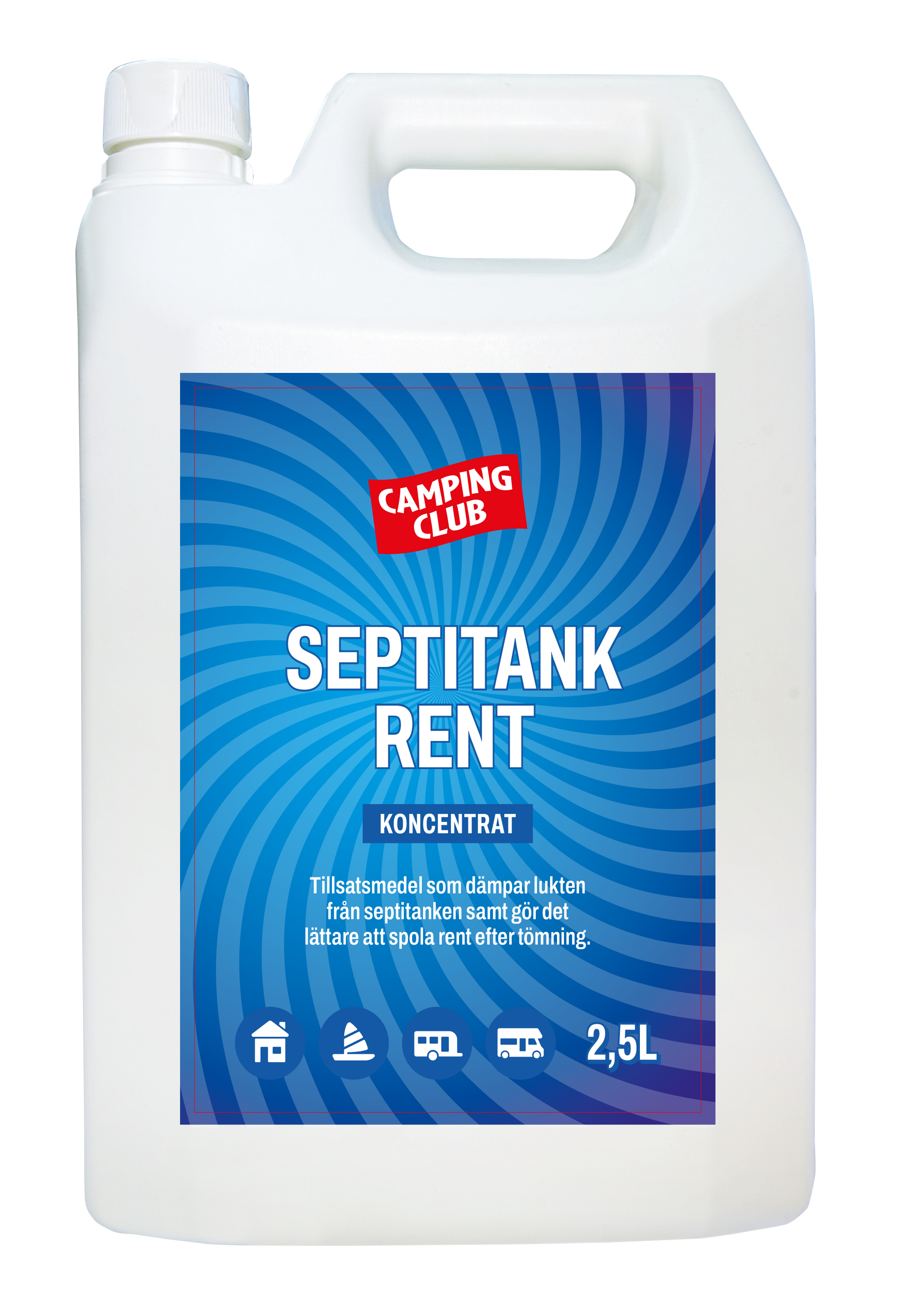 Camping Club Septitank Rent 2,5 L