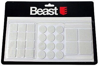 Beast Filtkuddar för möbler, 28 st, vita