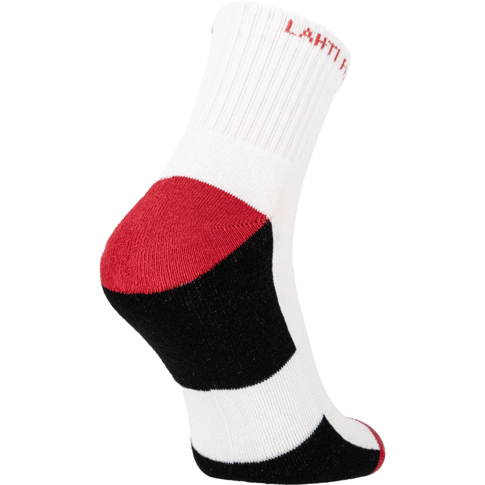 LahtiPro Work Socks White-Red, 3 Pairs, 43-46 , LAHTI - 3