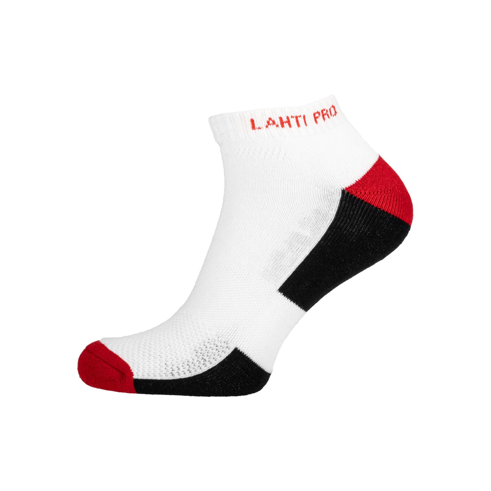 LahtiPro Work Socks White-Red Short, 3 Pairs, 43-46 , LAHTI - 3