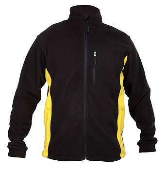 LahtiPro Fleece Jacket, Black and Gul, m , CE, LAHTI