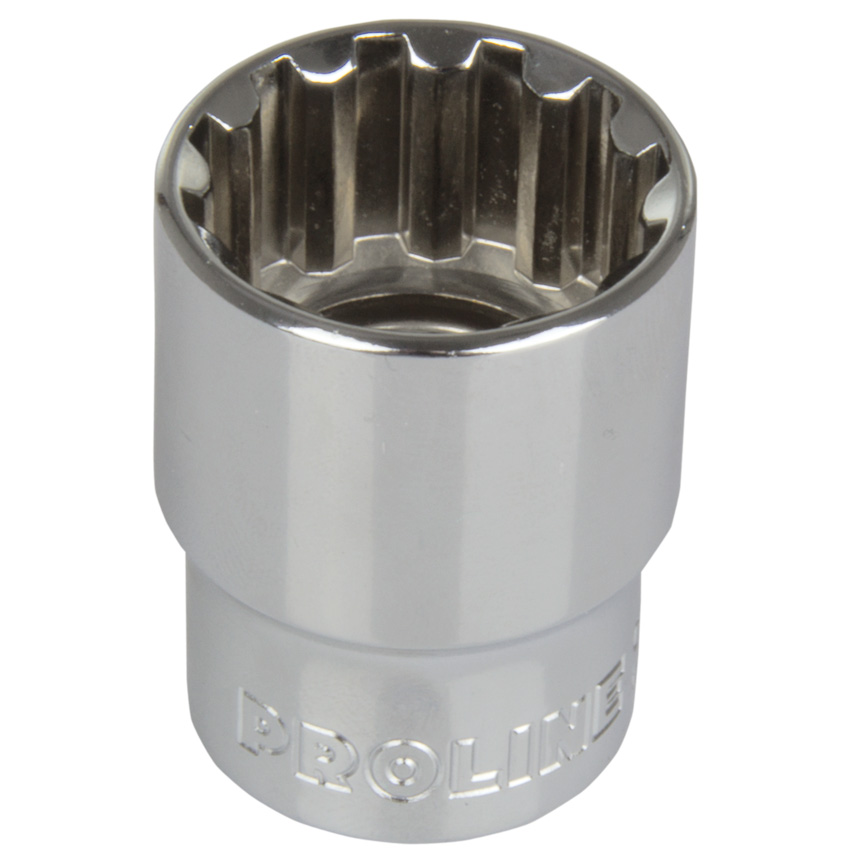PROLINE TOOLS Hylsa spline 1/2 M8-M32, E10-E24, CRV, Proline (Storlek (M) : M13) - 4