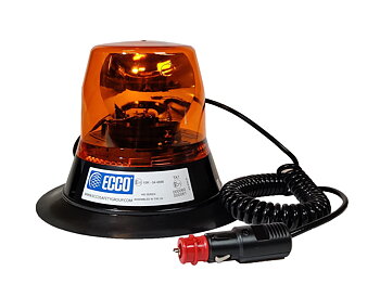 Rot varningsljus m magnetfäste o plug/in