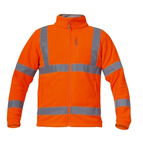 LahtiPro High Visibility Fleece Jacket Orange, S , CE, LAHTI