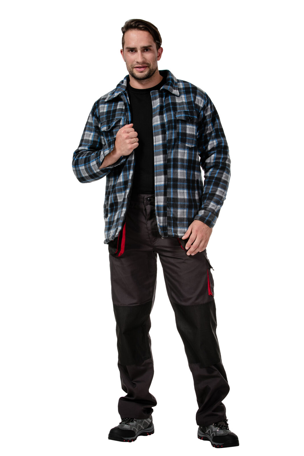 LahtiPro Jacket, Padded, Fleece, Grey-Blue, S , CE, LAHTI PRO (Storlek : M) - 3