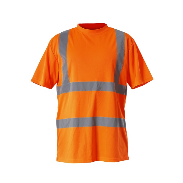 LahtiPro Warning T-Shirt, Orange, XL , CE, LAHTI